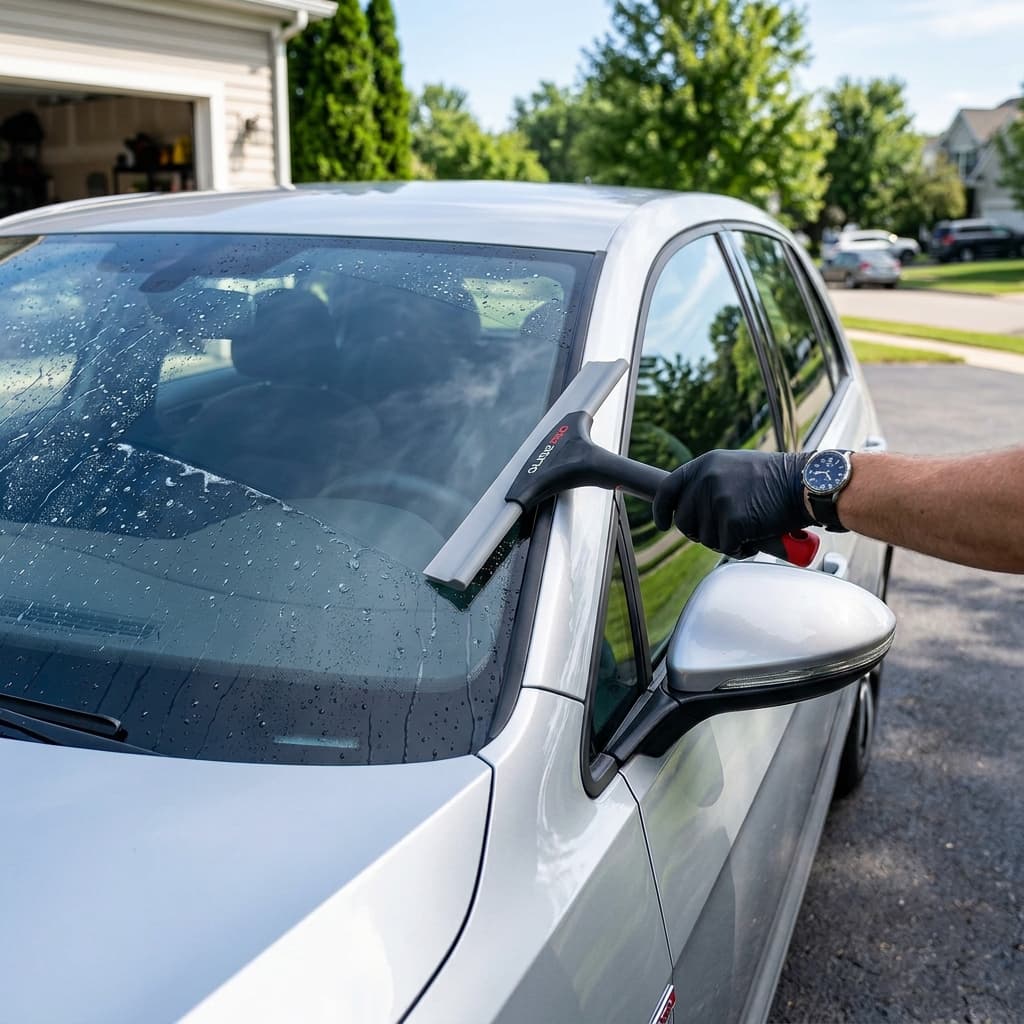 AquaBLADE on Car Glass